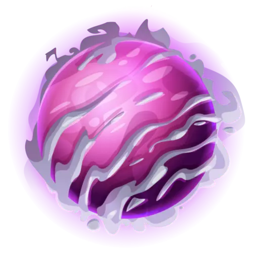 Wizualny element tła - wirująca planeta